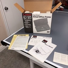 NEW VINTAGE CANON BJ-30 BUBBLE JET PRINTER BJ30 Never used Circa 1995 picture