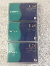 3 Sony QG112M D8 8mm Computer Grade 5.0 GB Data Storage Cartridges - NEW picture