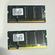 Samsung 256MB (2x128MB) DDR1 PC-2100 200-Pin SO-DIMM Laptop RAM picture