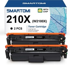 210X Blck High-Yield Toner Cartridge 2Pck FOR HP 210A/X W2100A/X HP Color P picture