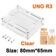 UNO R3 Arduino Acrylic Case Enclosure Shell Transparent Clear Computer Box picture