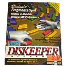 Diskeeper Server 3.0 Windows NT Executive Software 1997 NEW Factory Sealed picture