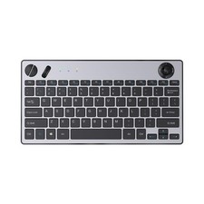 JOMAA 78 Keys Dual Mode Wireless Trackball Keyboard, Bluetooth 5.0 & 2.4G Wirele picture