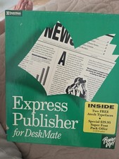 Express Publisher For Desk Mate Power Up For IBM PC  picture