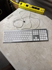 Macally Ultra Slim USB Wired Computer Keyboard Full Size with 20 Mac Keys picture