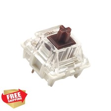 Gateron Brown KS-9 Mechanical Keyboard Switches 65 Pcs picture