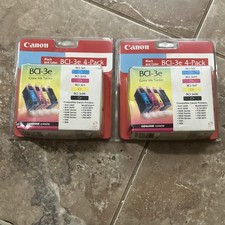 Canon Genuine BCI-3e 2 4-Pack Ink Tanks Cyan Magenta Yellow Black BCI-3eC picture