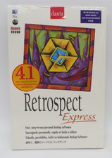 Vintage Mac Dantz Retrospect Express Backup Software Ver. 4.1 OS 7.0 CD-ROM 1999 picture