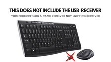 (NO USB RECEIVER) Logitech MK270 Full-size Wireless 2.4G Keyboard And Mouse Set picture