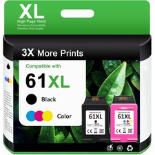 61XL 61-XL Ink Cartridges Compatible for HP Deskjet 3054 3510 3051A 3052A 3056 picture