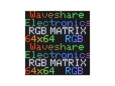 Waveshare RGB Full-color LED Matrix Panel 2mm Pitch 64×64 Adjustable Brightness picture