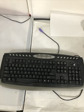 GE VINTAGE KEYBOARD MODEL 98091000 Wired PS/2 Black - TESTED picture