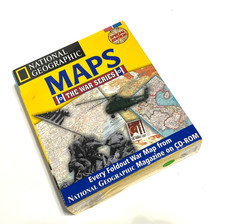 NATIONAL GEOGRAPHIC Special Edition Maps the War Series PC CD-ROM NEW SEALED picture