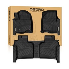 OEDRO Upgraded Floor Mats for 2019-2026 Chevy Silverado/GMC Sierra 1500 Crew ... picture