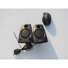 Logitech Z130 2.0 Stereo Multimedia Computer Speakers & Marathon M705 Mouse picture