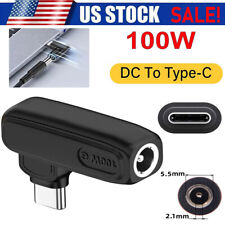 100W Laptop Charger Converter USB PD Power Type C Charging Cable Adapter 5.5*2.1 picture
