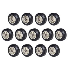 SIMAX3D 3D Printer Rollers v Slot (13pcs/Pack) Gantry Wheel 24x10mm, Black picture