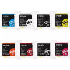 New sealed EPSON R2000 T159 Series Printer Ink Cartridges(8pcs) picture