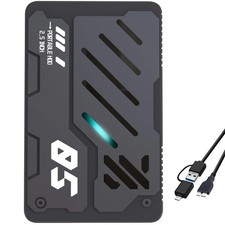 Ultra Slim Portable External Hard Drive USB 3.0 HDD 250GB, Black picture