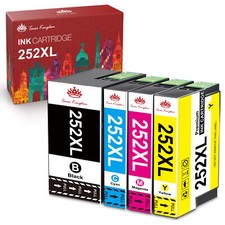 4 Pack T252XL 252 XL 252XL Ink Fit For Epson WorkForce WF-3620 WF-3640 WF-7610 picture