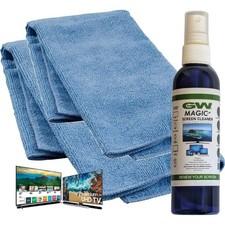 STREAK-FREE GW Deluxe Magic Electronics TV Screen Cleaner Spray Restoration Kit picture