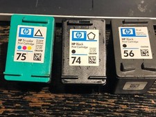 Empty H-56, H-75, and H-74 Ink Cartridges for HP Scanner/Copier/Printers picture