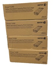XEROX PHASER 6280 Standard Capacity, Print Cartridges 1MAGENTA ,2 BLACK,1YELLOW picture