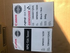 Canon OEM NPG-13A Black Toner Cartridge 9.5K NP6035 NP6230 1384A011AA NPG-13 NEW picture