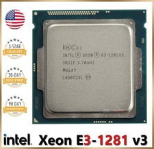 Intel Xeon E3-1281 V3 CPU SR21F SR1R2 3.70GHz 4-Core 8MB LGA 1150 Workstation picture