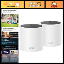 Dual-Band AX1500 WiFi 6 Mesh System - High-Speed Internet, 2-Pack Deco X15 picture
