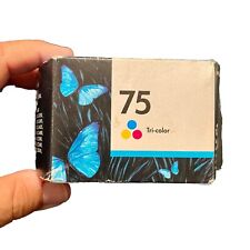 New OEM Genuine HP 75 Tri-color Ink Cartridge Exp Dec 2012 Sealed Box Ships Free picture