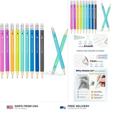 iiGEN RUBIC 0.6mm Erasable Gel Pens 9 Bright Basic colors, School & Planner |... picture