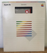 Vtg 80s Apple IIc Exploring Apple Logo Pascal Inside Story ProDOS Floppy Disk picture