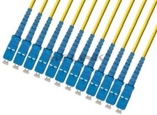 150M SC-SC Indoor Armored Singlemode 12 Strands Fiber Patch Cord picture