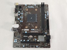 Lot of 2 MSI A68HM-E33 V2 AMD Socket FM2+ DDR3 SDRAM Desktop Motherboard picture