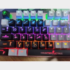 26 Keys ABS Shot Backlit Keycap Chicken Game Keycap for Mechanical Keyboards picture