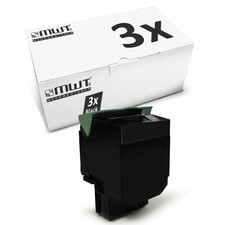 3x Toner BLACK XXL for Lexmark CS-510-de CS-510-dte CS-310-dn CS-310-n CS-410-dn picture