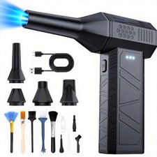 Compressed Air Duster, 3-Gear Electric Air Duster Rechargeable picture