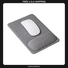 SenseAGE Ergonomic Mouse Pad with Wrist Rest, 8.9 x 6.1 in, Grey, Non-Slip Base picture