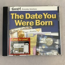 The Date You Were Born (PC 2001 CD-Rom) SNAP Widows 95, 98, NT, 2000, XP TOPICS picture
