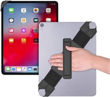 Universal Tablet Hand Strap Holder, 360 Degrees Swivel Leather Handle Grip wi... picture