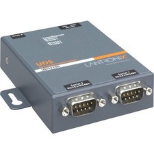 LANTRONIX UDS2100 2-PORT UNIVERSAL DEVICE SERVER SDS2101 WITH POWER SUPPLY picture