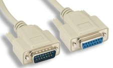10ft Apple Mac Monitor Extension Cable DB15 Male to DB15 Female Joystick picture