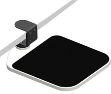 Mouse Platform Clamp On Under Desk Adjustable Mouse Tray Mount Swivel De picture