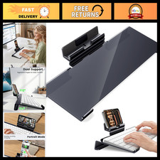 Adjustable Keyboard Stand with Phone Holder - Tilted Design for Comfort & Conven picture