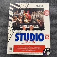 Midisoft Studio 6.0 For Windows 95 MIDI Desktop Sheet Music 2.0 CD-ROM Sequencer picture