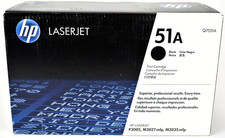 GENUINE SEALED HP 51A Black LaserJet Printer Toner - Q7551A picture