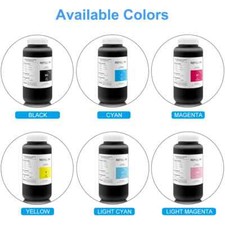 6×1000ML LED Curable UV Ink For Ricoh Gen3 Gen4 Gen4L Gen5 G6 Printhead  picture