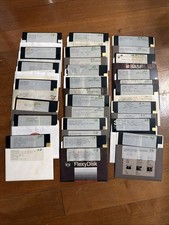 Vintage 1980s Floppy Disk Programming Data Operating System Lot D picture