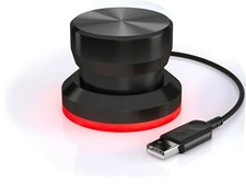 New Genuine Griffin Powermate USB (black) Programmable Controller Metal Button picture